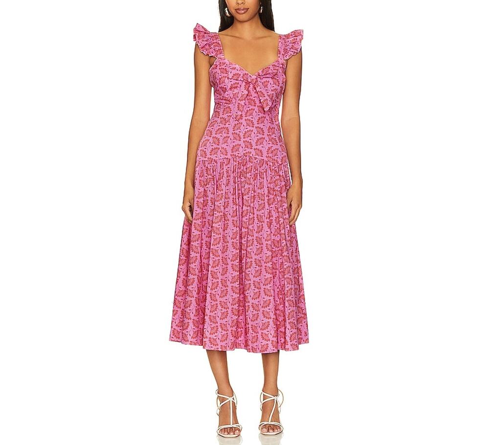 Likely Floral Pink Sherry Dress Size 6